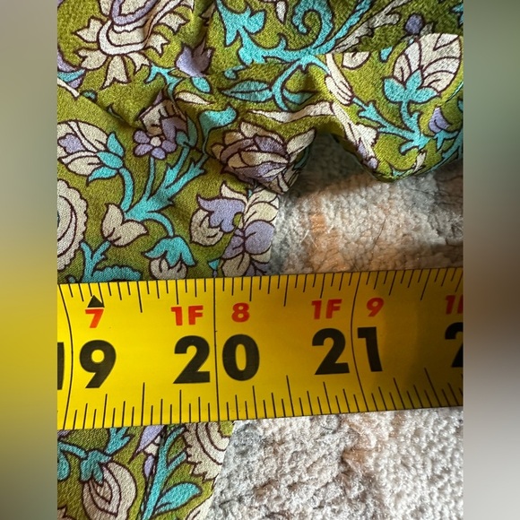 Veronica Beard Dakota Dress Green Paisley Multicolor‎ Boho 100% Silk NWT -Size 6 - Picture 8 of 9